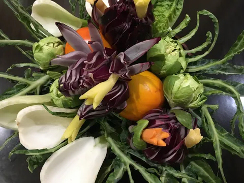 Evènementiel - Composition de légumes taillés