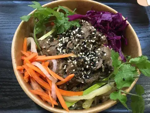 Nouilles de patates douces bœuf